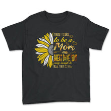 Load image into Gallery viewer, Tough Enough To Be A Mom And Great Dane Mom, Crazy Rocking them Both - Youth Tee - Black