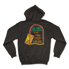 Load image into Gallery viewer, Mailman Shirt, Mail Carrier Fitness Program Envelop Tee, Funny Postal - Hoodie - Black