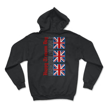 Load image into Gallery viewer, Happy Treason Day Shirt, Ungrateful Colonials United Kingdom British - Hoodie - Black