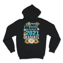Load image into Gallery viewer, Family of Graduate Matching Shirts Proud Aunt Of A Class of 2021 Grad
