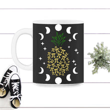 Load image into Gallery viewer, Cute Pi Day Shirt Pineapple Fruit Lover Math Teacher Student - 11oz Mug - Black on White