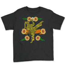 Load image into Gallery viewer, Girls Karate Typography Shirt, Karate Student Daughter Mom Gift - Youth Tee - Black