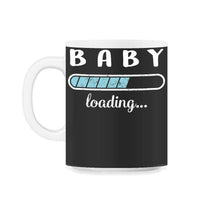 Load image into Gallery viewer, Baby Loading T Shirt - 11oz Mug - Black on White