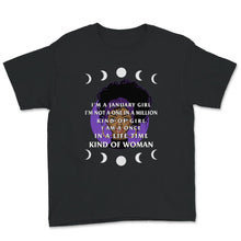 Load image into Gallery viewer, I'm A January Girl Shirt, Black Women Birthday Gifts, Birthday Girl