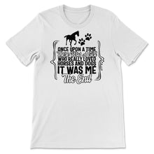 Load image into Gallery viewer, Horse Dog Shirt, Girl Who Love Horse And Dogs, Horseback Riding Gift,