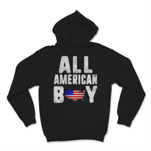 Load image into Gallery viewer, Vintage All American Boy 4th of July USA Flag Map American
