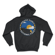 Load image into Gallery viewer, Indiana Dunes National Park, Indiana USA Michigan Park Vintage Retro - Hoodie - Black