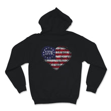 Load image into Gallery viewer, 1776 Betsy Ross 4th Of July Retro Patriotic Heart Shape USA American