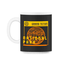 Load image into Gallery viewer, Grand Teton National Park Shirt, Wyoming Mountain Tee, Animal Outdoor - 11oz Mug - Black on White