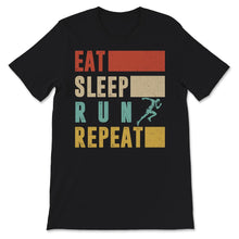 Load image into Gallery viewer, Vintage Eat Sleep Run Repeat, Running Shirt, Workout Tank, Runner