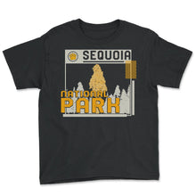 Load image into Gallery viewer, Sequoia Park Shirt, Sequoia National Park, Sequoia Park Camping - Youth Tee - Black