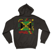 Load image into Gallery viewer, Jamaica Shirt, Yeah Mon Jamaican Flag Design Tee, Independence - Hoodie - Black