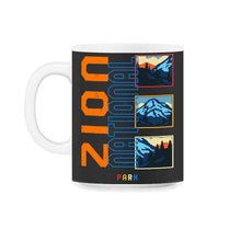 Load image into Gallery viewer, Zion National Park Shirt, Outdoor, Wildlife, National Park Outdoor - 11oz Mug - Black on White