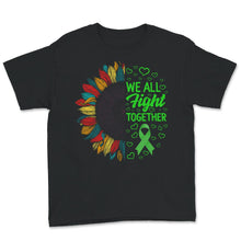Load image into Gallery viewer, Mental Health Awareness Shirt, We All Fight Together, Green Ribbon,