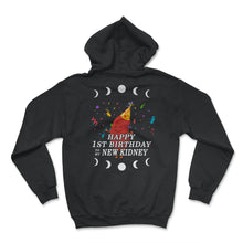 Load image into Gallery viewer, Organ Donation Awareness, Happy 1st Birthday To My New Kidney Organ - Hoodie - Black