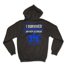 Load image into Gallery viewer, Hip Surgery Shirt, My Husband's Hip Replacement, Bionic Broken Hip - Hoodie - Black