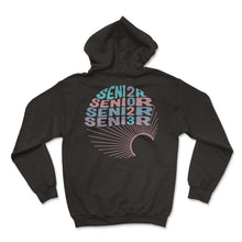 Load image into Gallery viewer, Graduation Shirt, Senior Class Of 2023 Gift End Of Class Senior Retro - Hoodie - Black