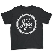 Load image into Gallery viewer, Grandmother Shirt, Best Juju Ever Vintage Tee, Mother's Day Grammy - Youth Tee - Black
