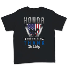 Load image into Gallery viewer, Honor The Fallen Thank The Living Memorial Day USA American Flag
