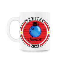 Load image into Gallery viewer, Bowling Senior 2022 Player Graduation Class of 2022 T Shirt - 11oz Mug - White