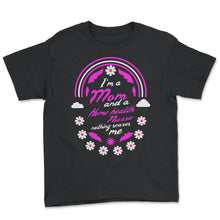 Load image into Gallery viewer, I'm A Mom And A Home Health Nurse Nothing Scares Me Funny Nurse T - Youth Tee - Black