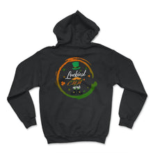 Load image into Gallery viewer, St. Patricks Day Shirt, Luckiest CNA Ever Shamrock Irish Nurse Lucky - Hoodie - Black