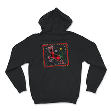 Load image into Gallery viewer, Christmas Pajama Shirt, Red Plaid Reindeer Buffalo Deer Family,
