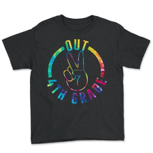 Load image into Gallery viewer, Summer Shirt, Out 4th Grade Tee, Last day Of School, End Of School - Youth Tee - Black