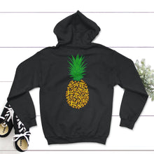 Load image into Gallery viewer, Cute Pi Day Shirt Pineapple Fruit Lover Math Teacher Student - Hoodie - Black