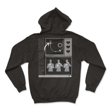 Load image into Gallery viewer, Feeding Tube Awareness Shirt, Put Food Here Heart Tee, Feeding Tubie - Hoodie - Black