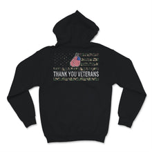 Load image into Gallery viewer, Thank You Veterans Day Celebration Military Pattern American Flag