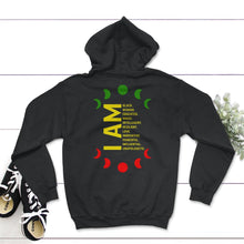 Load image into Gallery viewer, I Am Black Melanin Woman, Black Women Birthday Gifts, Birthday Girl - Hoodie - Black