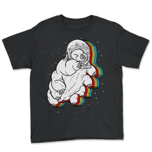 Load image into Gallery viewer, Tardigrade Shirt, Tardigrade In Space Microbiologist Cute Tee, - Youth Tee - Black