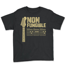Load image into Gallery viewer, Non-Fungible Shirt, Irreplaceable Father Men's Tee, Father's Day Cool - Youth Tee - Black
