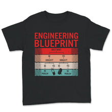 Load image into Gallery viewer, My Engineering Blueprint, Funny Engineer T-Shirt, Duct Tape