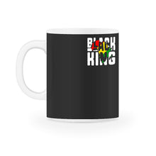 Load image into Gallery viewer, Black King History Pride Shirt, African American Pride Gift, Black - 11oz Mug - Black on White