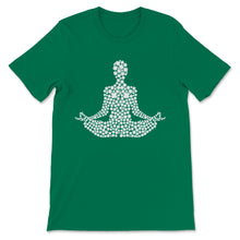 Load image into Gallery viewer, Yoga Namaste St Patrick's Day Shamrock Leprechaun Lucky Irish Clover
