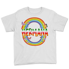 Load image into Gallery viewer, Cinco De Mayo Shirt, Hermana Tee, May 5th Mexican Fiesta Sister - Youth Tee - White