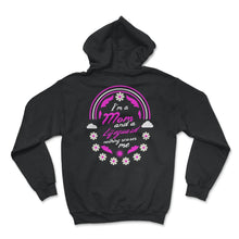 Load image into Gallery viewer, I'm A Mom And A Lifeguard Nothing Scares Me Funny Nurse T Shirt - Hoodie - Black