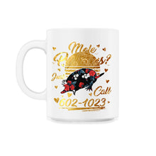 Load image into Gallery viewer, Mole Day Mole Problems Just Call Avogadro's Number 602 1023 October - 11oz Mug - White