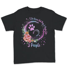 Load image into Gallery viewer, Horse Rider Shirt, Dog Lover Shirt, I Like Horses Dogs & Maybe 3