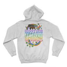 Load image into Gallery viewer, Happy Holi Festival Shirt, Festival Of Colors, Holi Festival Lover - Hoodie - White