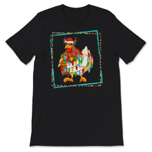 Load image into Gallery viewer, Happy Holidays Shirt, Cute Funny Chicken Christmas Tee, Santa Chicken