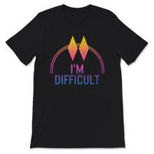 Load image into Gallery viewer, I'm Difficult, Double Black Diamond Shirt, Ski Snowboarding Lover,