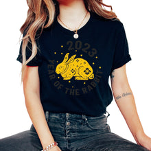 Load image into Gallery viewer, Chinese Zodiac Shirt, 2023 Year Of The Rabbit Years Tee, Horoscope - Unisex T-Shirt - Black