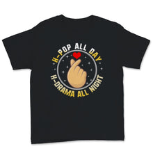 Load image into Gallery viewer, Kpop Shirt, Kdrama Lover, K-pop All Day K-drama All Night Tshirt,