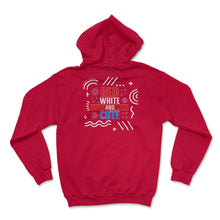 Load image into Gallery viewer, 4th Of July Shirt, Red White And Cute Fireworks Independence Day - Hoodie - Red
