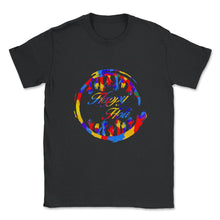 Load image into Gallery viewer, Happy Holi Festival Shirt, Holi Festival Tee, Festival Of Colors, - Unisex T-Shirt - Black