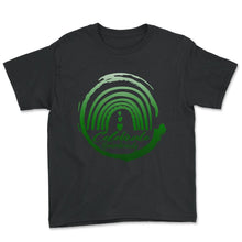 Load image into Gallery viewer, Mental Health Awareness Shirt, Celebrate Neurodiversity Rainbow Tee, - Youth Tee - Black