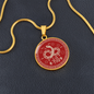 Year of the Snake Necklace - Chinese New Year Good Luck Charm Pendant